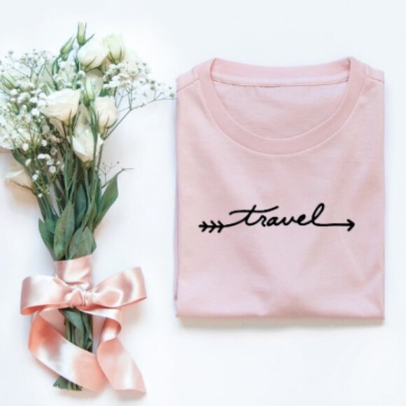 ๐ Elevate Your Journey with Our "Travel" Tee! ๐ - Picture 1 of 1